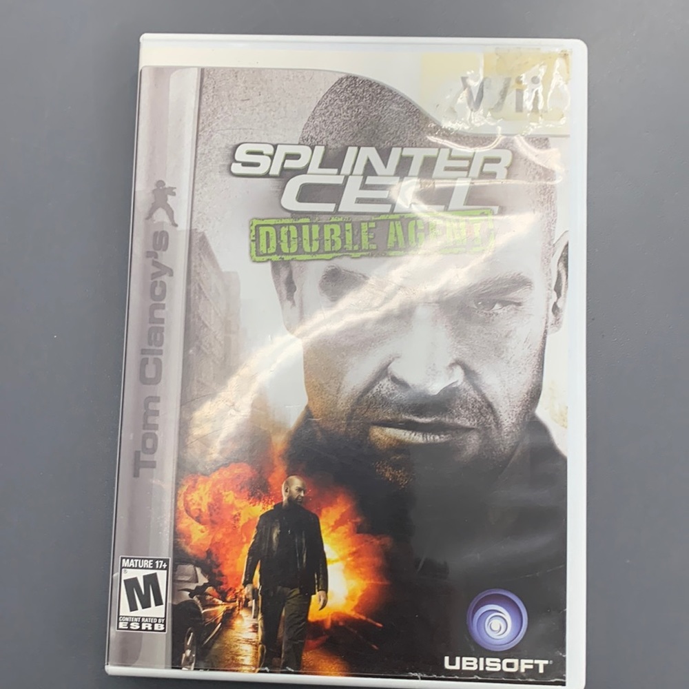 (3 for $20)WII GAME- Tom Clancy's Splinter Cell Double Agent GUC